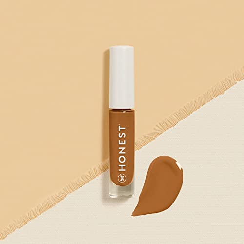 Honest Beauty Fresh Flex Concealer with Niacinamide + Vitamin E + Hyaluronic Acid | Vegan + Cruelty free | Latte, 0.17 fl oz