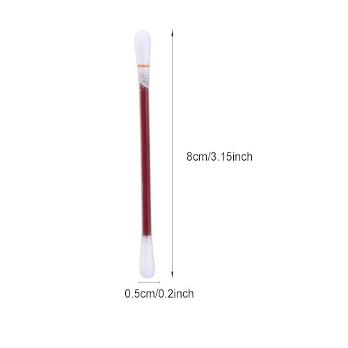 100Pcs Disposable Iodophor Skin Disinfection Cotton Swabs for Wound Care
