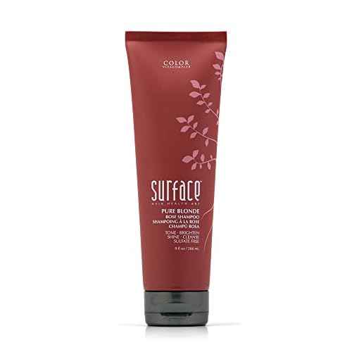 SURFACE Hair Pure Blonde Rose Shampoo ? Sulfate-Free, Paraben-Free Cleansing, Shine, Tone & Enhance - 9oz