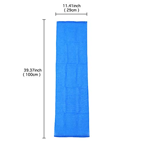Extra Rough, Exfoliating Washcloth [Made in Japan] Exfoliating Towel Special Texture Makes Fluffy Foam Lather, Back Scrubber, Dead Skin Cell Remover [Loofah for Women and Men] (2pcs Set)
