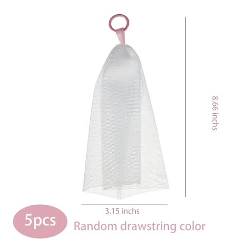 Reusable Foaming Net for Face Wash - 5 Pack