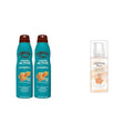 Hawaiian Tropic Everyday Active Spray Sunscreen SPF 50 Twin Pack and Weightless Hydration Face Sunscreen SPF 30 Travel Size