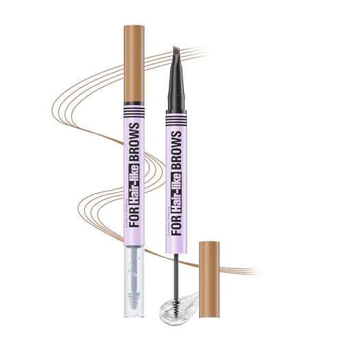 Microblading Eyebrow Pencil 2-in-1 Waterproof Dual-Ended Brow Pen