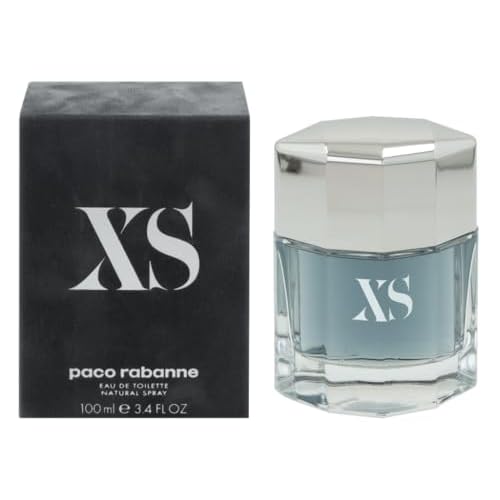 Paco Rabanne Xs Eau De Toilette for Men 3.4 Oz/ 100 Ml - Spray - New Packaging, 3.4 Fl Oz