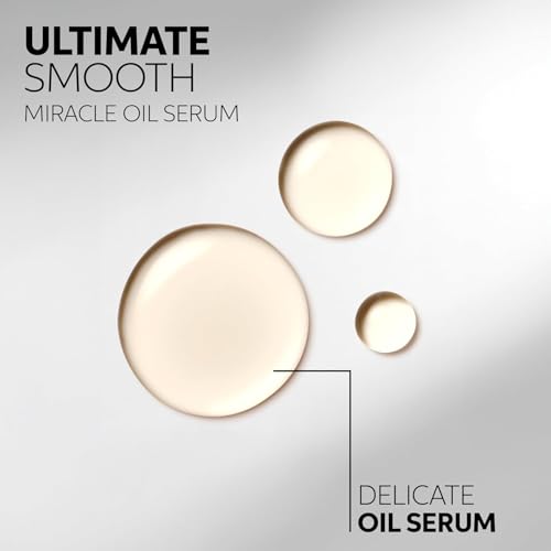 Wella Professionals ULTIMATE SMOOTH Miracle Oil Serum for Dry, Dull & Frizzy Hair | Nourishes, Smooths & Adds a Silky Shine | With Squalane & Omega 9 | Heat Protectant | Color Safe