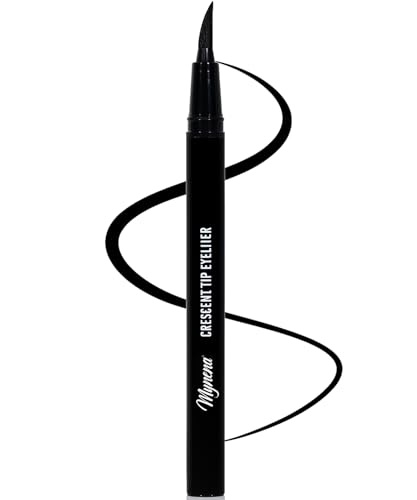 Mynena Waterproof Liquid Eyeliner Curved Tip Jet Black