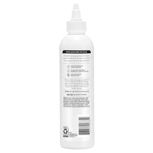 Suave Hydra Gloss 5-Min Hair Gloss, Sulfate-Free Rinse-Off Glaze, 12 Count