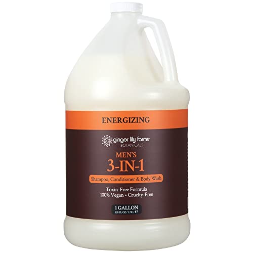 Ginger Lily Farms 3-in-1 Shampoo, Conditioner & Body Wash, 1 Gallon