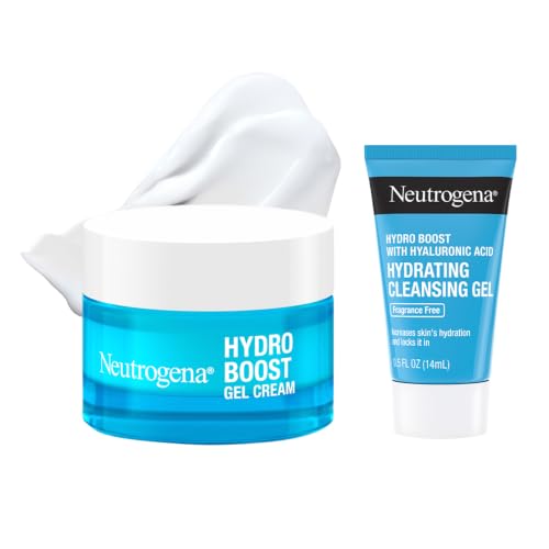 Neutrogena Hydro Boost Gel Cream Face Moisturizer & Cleanser 2 Pack