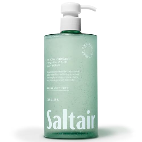 Saltair Hyaluronic Acid Body Serum - Hydrating Gel Moisturizer 13oz