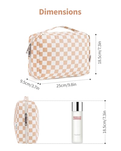 Narwey Small Hanging Travel Toiletry Bag for Women - Makeup Organizer