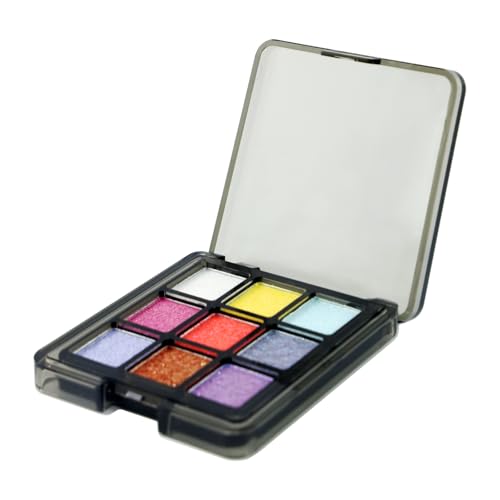 9-Color Chameleon Eyeshadow Palette – Multichrome Shimmer