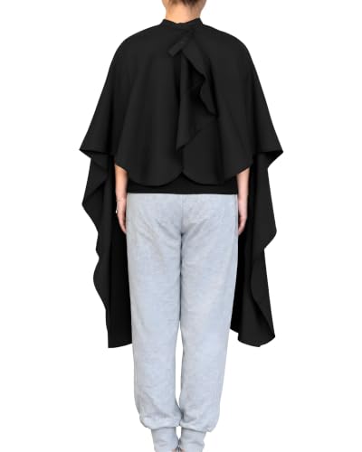 IFAMIO 2 Pack Barber Capes 59x47in Nylon Hairdressing Cape with Snap Closure