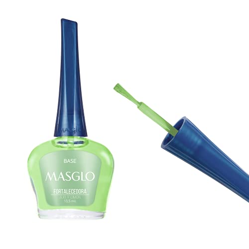 MASGLO Tradicional Nail Polish Set | 4 0.5 oz Bottles with Base & Top Coats