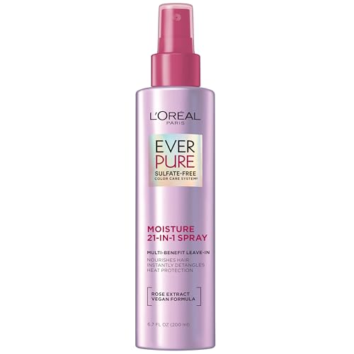 L'Oreal Paris EverPure Moisture Leave-In Conditioner Spray, 6.7 Oz