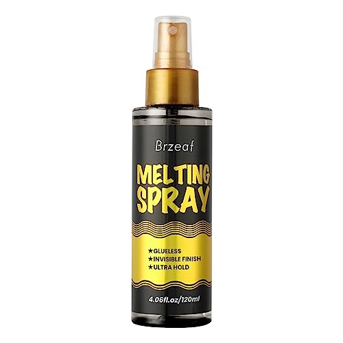 Brzeaf Lace Melting Spray 120ml - Strong Hold, Fast Drying Wig Adhesive