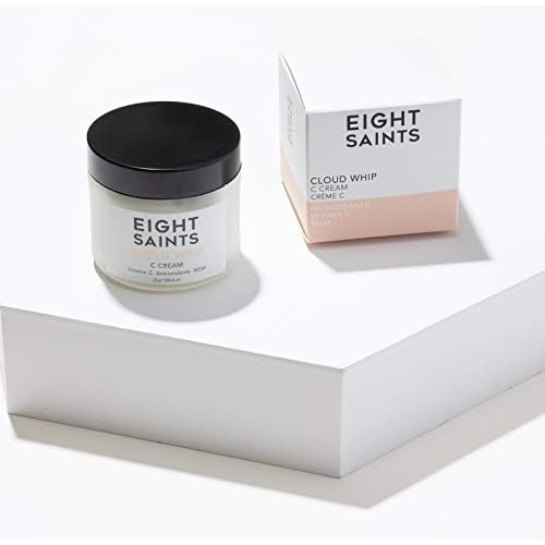 Eight Saints Skincare Cloud Whip Vitamin C Face Moisturizer Day Cream, Natural and Organic Face Cream For Women, Anti Aging Cream For Face To Reduce Fine Lines and Wrinkles, 2 Ounces