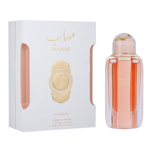 Nusuk Mahab Unisex Long Lasting 100ml Extrait De Parfum with Red Fruits & Musk Notes