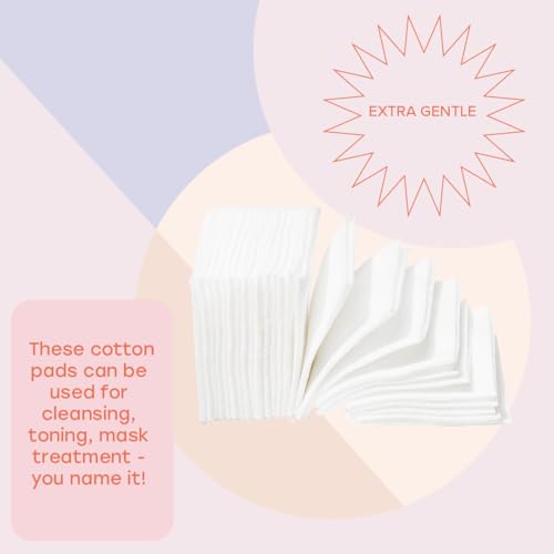 White Rabbit Naked Cotton Pads 100% Cotton 200 Count