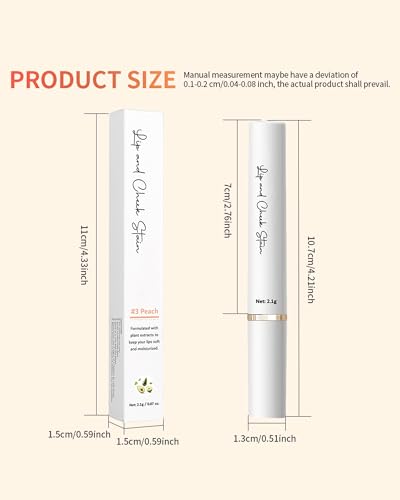 PH Color Changing Lipstick & Cheek Gloss - Long Lasting Hydration