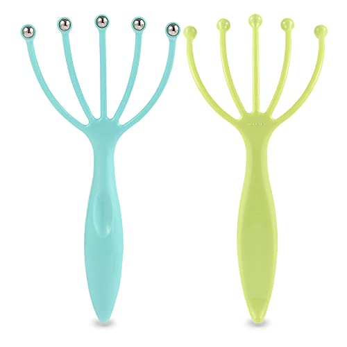 Scalp Massager Claw Head Handheld - 2 Pack Stress Relief