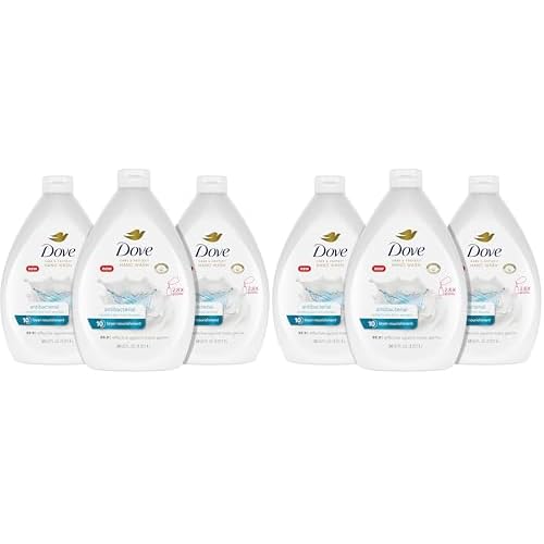 Dove Antibacterial Hand Wash Care & Protects Skin from Dryness,Moisturizers More Than The Leading Ordinary Hand Soap,34 oz,(Pack of 6)