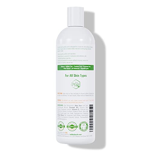 Manuka Honey Eczema and Psoriasis Body Wash ? Organic, Natural Body Wash with Aloe Vera, Cehami, and Manuka Honey ? Plant-Based, Sulfate-Free, Cruelty-Free Skincare