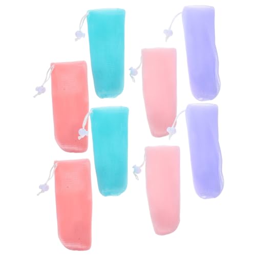 Ipetboom 8pcs Soap Bar Bags with Lanyard - Foaming Mesh Pouches