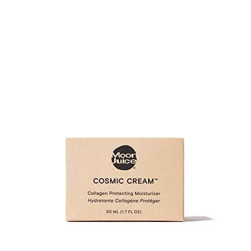 Cosmic Cream by Moon Juice - Vegan Collagen Protecting Moisturizer - Adaptogenic Dewy Face Lotion with Ashwagandha, Emollient Fatty Acids & Mushroom - Clean, Cruelty-Free & Sustainably-Sourced (1.7oz)