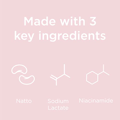 Karuna Skin - Hydrating+ Facial Mask for Well-Moisturized & Hydrated Skin, Glow-Enhancing Facial Skin Care Products, Hydrating Face Masks with Natto, Niacinamide & Sodium Lactate, 4 Sheets per Pack