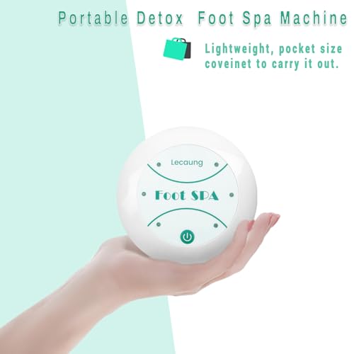 Ionic Foot Bath Detox Machine, Portable Foot Spa Bath, Ion Cleanse Spa Detox Machine for Home Beauty Use