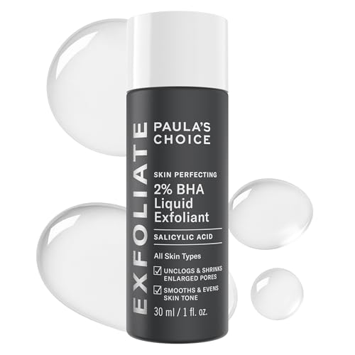 Paula's Choice SKIN PERFECTING 2% BHA Liquid Exfoliant with Salicylic Acid, Facial Polish for Enlarged Pores, Wrinkles & Fine Lines, Suitable for Blackhead-Prone Skin, Fragrance-Free