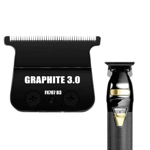 1 Pc FX707Z DLC 2.0 Replacement Blades Head Compatible with BaByliss PRO Barberology Trimmer Blade,Zero-Gapped Replacement Trimmer Blade Compatible with BaBylissPRO FX787 & FX726 Trimmer£¨Black£©