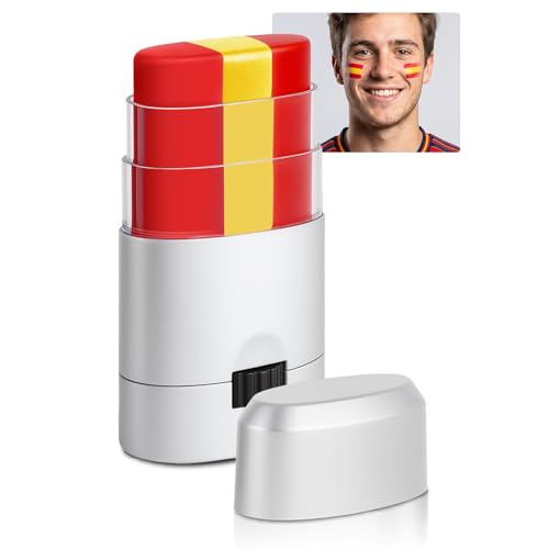 Spain Flag Face Paint Stick - World Cup 2026 Sports Fan Makeup