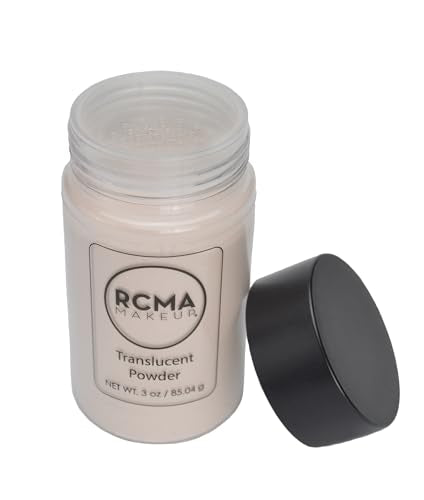 RCMA Translucent Loose Powder - No Flashback Setting Powder, 3oz