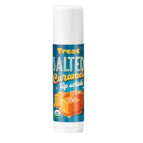 TREAT? Jumbo Lip Scrub - Salted Caramel, Organic & Cruelty Free (.50 OZ)