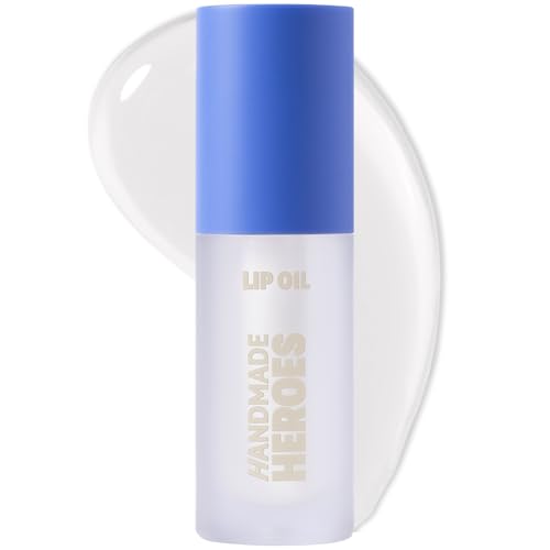 Handmade Heroes Vegan Lip Oil with Squalane - Clear Gloss