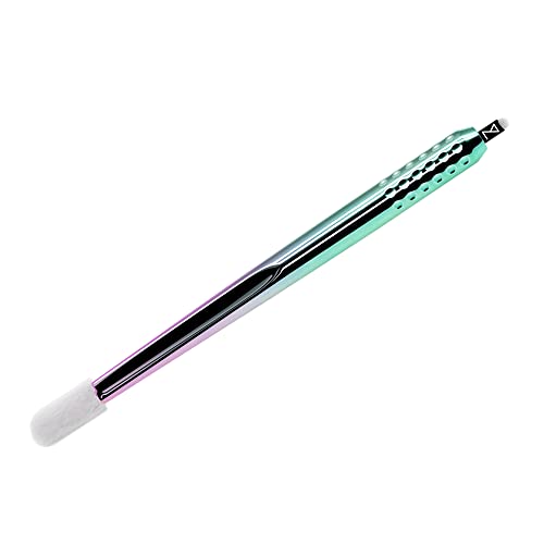 PACK OF 10 - Mellie Microblading Disposable Microblading Pen with Pigment Sponge Disposable Tool For Creating Eyebrows Microblading Supplies (Rainbow, U18 .18mm)