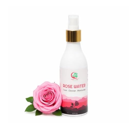 100% Pure Rose Water 6.5 fl oz | for Face & Hair | Alcohol Free & Artificial Coloring Free | by Yogi's Gift¢ç