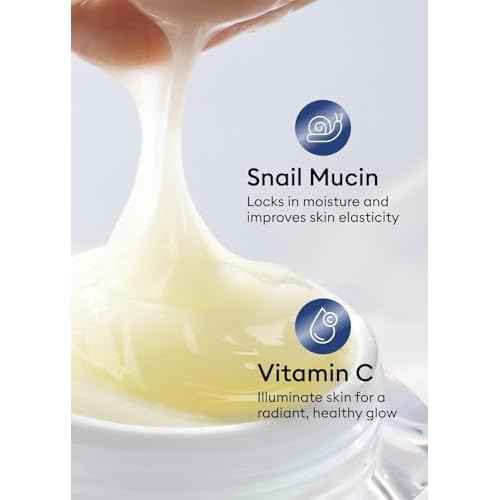 MISSHA Cell Renew Snail Mucin Vitamin C Cream 1.69 Fl oz, Hydrating Snail Mucin, Korean Skin Care for Improved Skin Texture & Youthful Glow, Korean Moisturizer, Kbeauty, Paraben Free