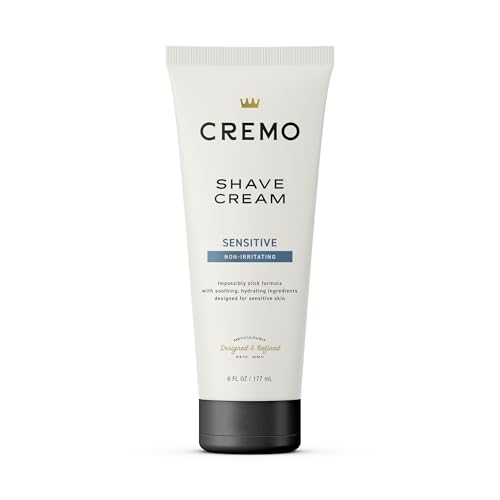 Cremo Sensitive Shave Cream for Men, 6 oz