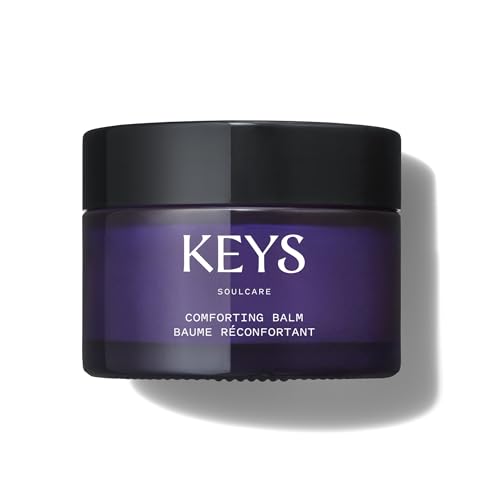 Keys Soulcare Comforting Balm, Nourishes & Brightens Skin with Camellia Seed Oil & Shea Butter, Cruelty-Free, Vanilla Scent, Face + Body, 0.74 Oz