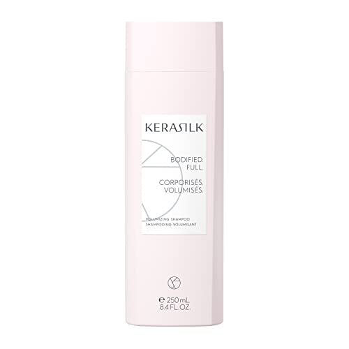 KERASILK Volumizing Shampoo | Provides Weightless Hydration | Enhances Volume | For Fine, Limp, Flat Hair | 250 ml