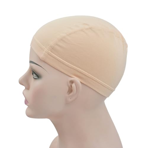 Bamboo Fiber Wig Cap - 2 Pack Elastic Breathable Liner
