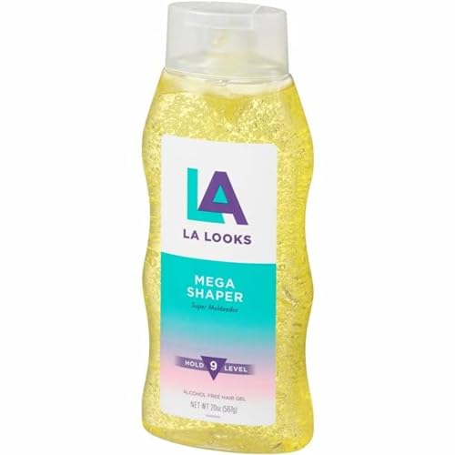 LA Looks Mega Shaper Hold Level 9 Gel, 20 Oz.