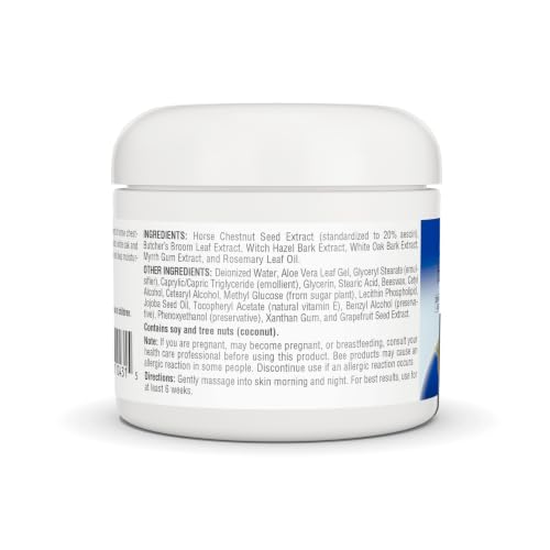 Planetary Herbals Horse Chestnut Cream Tonifier - 4oz, External Vein Support