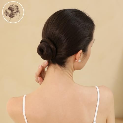 Fandamei 50PC Spiral Hair Pins Set, Brown