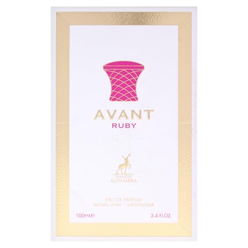 Maison Alhambra Avant Ruby Eau de Parfum Spray 100 ml – Long-Lasting Women’s Fragrance