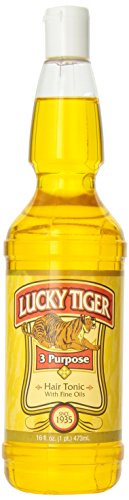 Lucky Tiger 3 Purpose Hair Tonic for Men - 16 fl oz