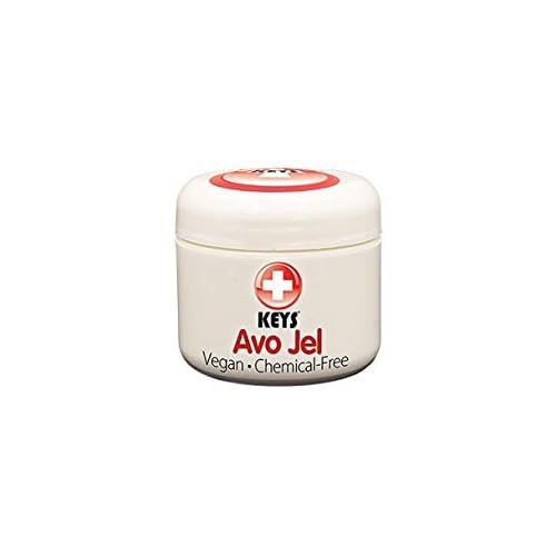 Keys Avo Jel All Natural, Vegan, Chemical-Free Alternative Naturals Petroleum Jelly Free Skin Protectant made from Pure Organic Jellied Avocado Oil, No Wax, No Synthetic Ingredients, 2 ounces